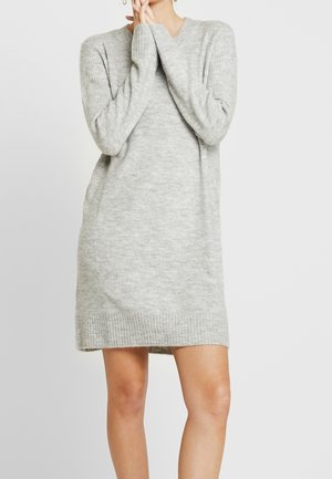 JDY Abito in maglia - mottled light grey