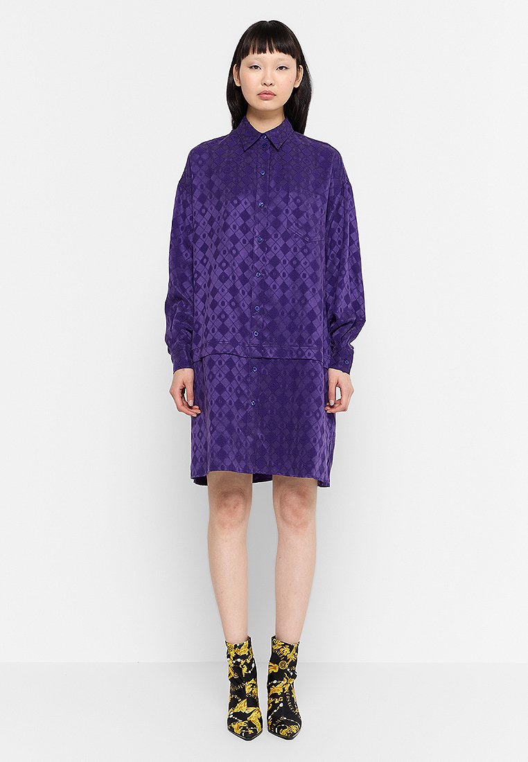 Versace Jeans Couture Blousejurk paars Versace Jeans Couture Blousejurk paars