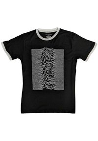 Paradiso Clothing DIVISION UNKNOWN PLEASURES RINGER - Print T-shirt - black