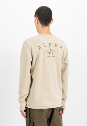 Alpha Industries, Suéter de forro polar - beige