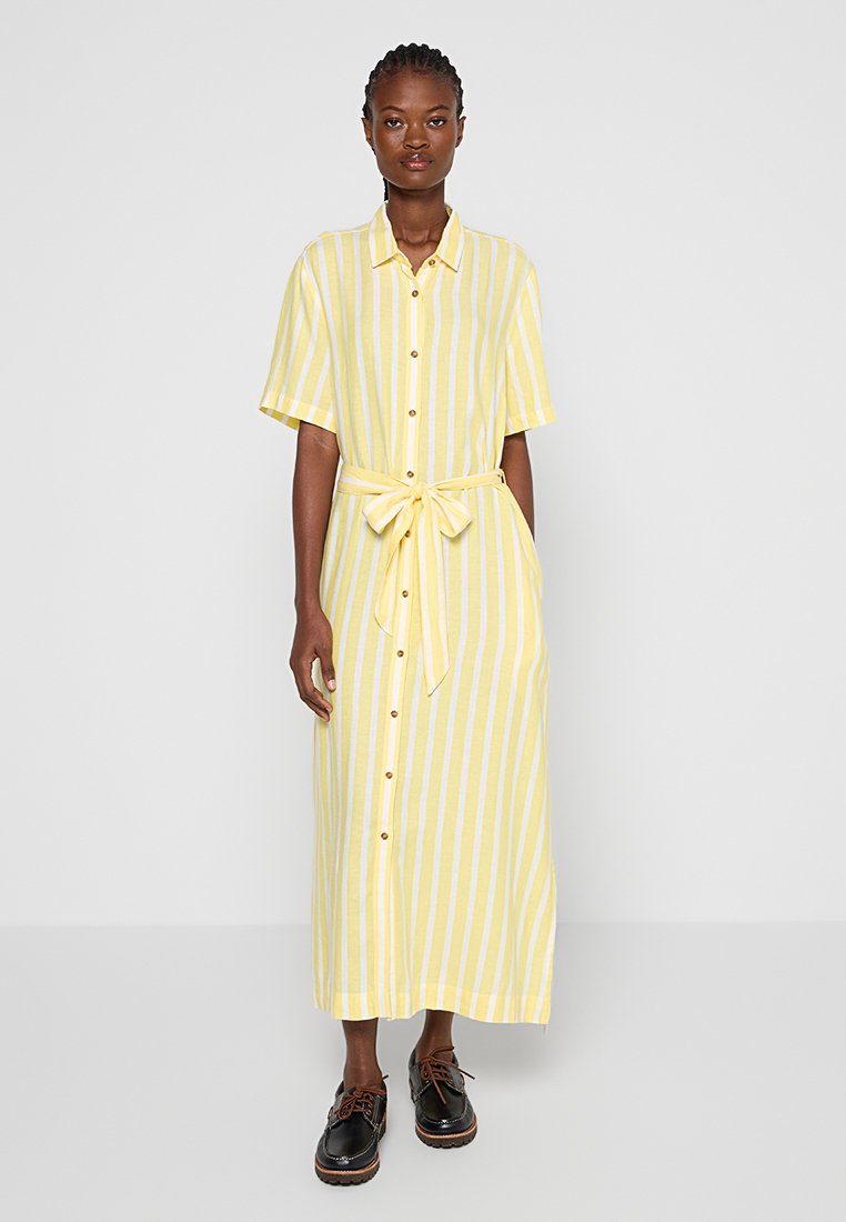 Barbour Maxi-jurk geel