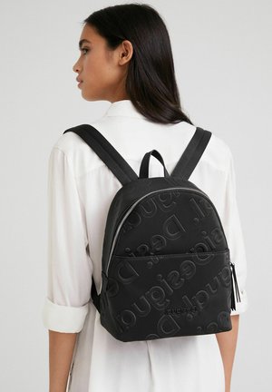WITH LOGOS - Mochila - black