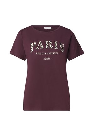 Street One, T-SHIRT MIT WORDING ARTWORK - T-shirts print - rustic rouge