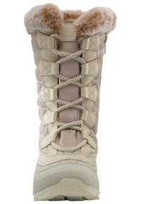 Kamik DAMEN STIEFEL STIEFEL  WINTERSCHUHE SNOVALLEY6 WK2102 WEISS OWH WHITE LEDER/SYNTHETIK MIT EVA - Botines con cordones - grey