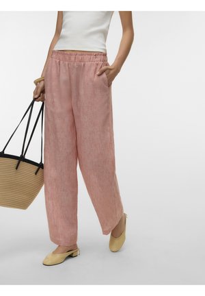 Vero Moda, VMCHARLINE HW TROUSERS EXP - Broek - terra cotta