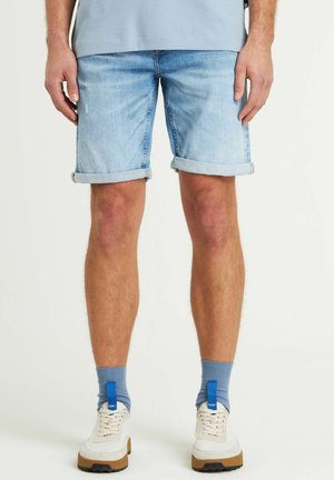EGO.S CRAW - Denim shorts - light blue