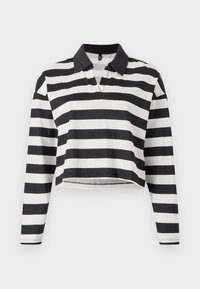 ONLMAY LIFE BOXY - Long sleeved top - black/cloud dancer