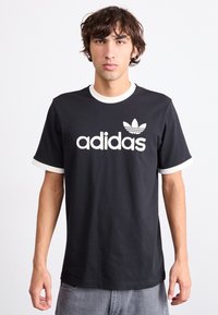 adidas Originals - SIMPLE - T-shirts print - black Miniaturebillede 1