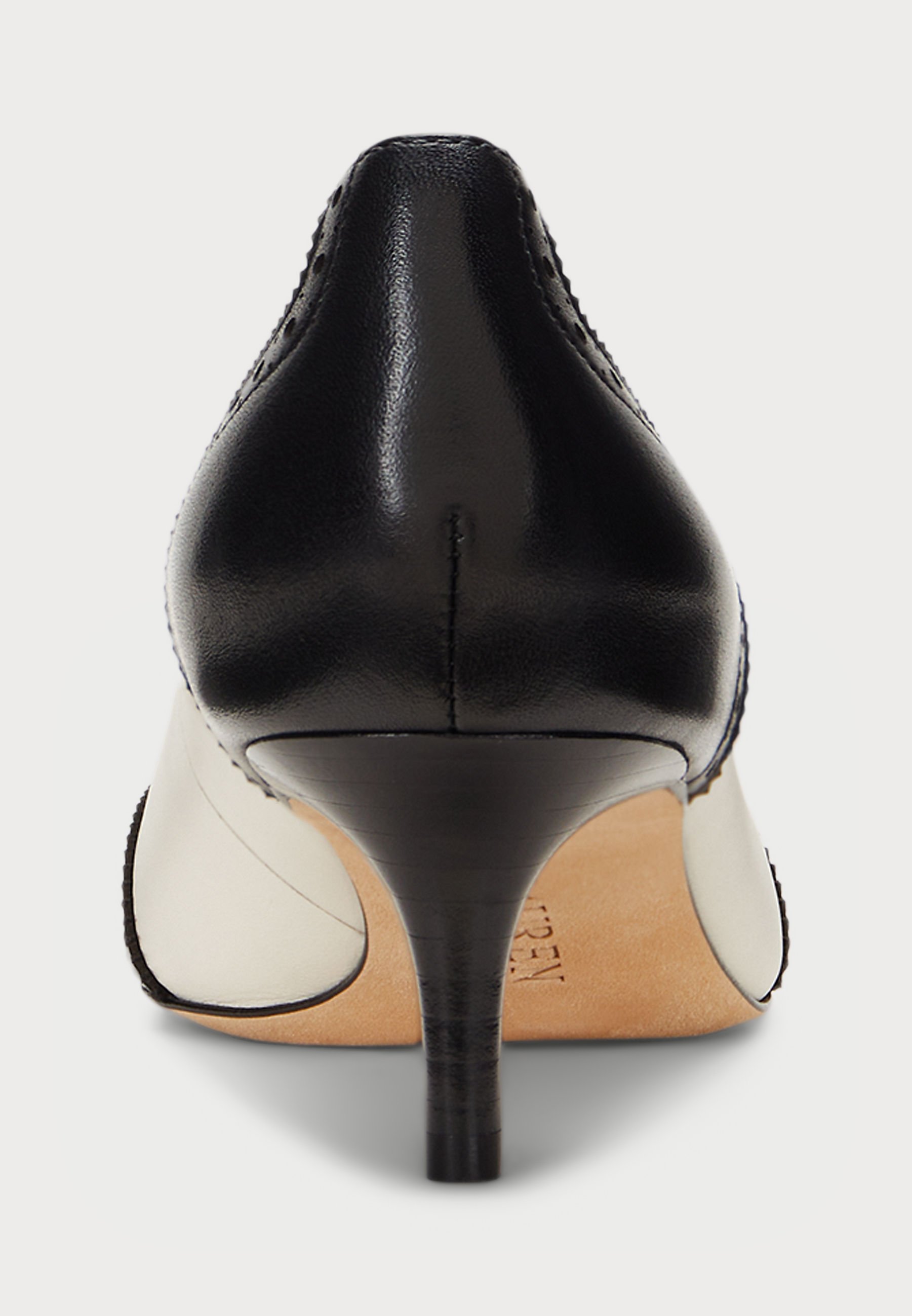 Lauren Ralph Lauren ADRIENNE LEATHER WINGTIP PUMP - Classic heels