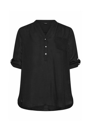 Yours Clothing, PLUS SIZE BLOUSES & SHIRTS - Camicia - black