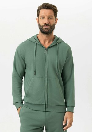 SERIE TERRY ESSENTIALS - Sweatjacke - palm hue