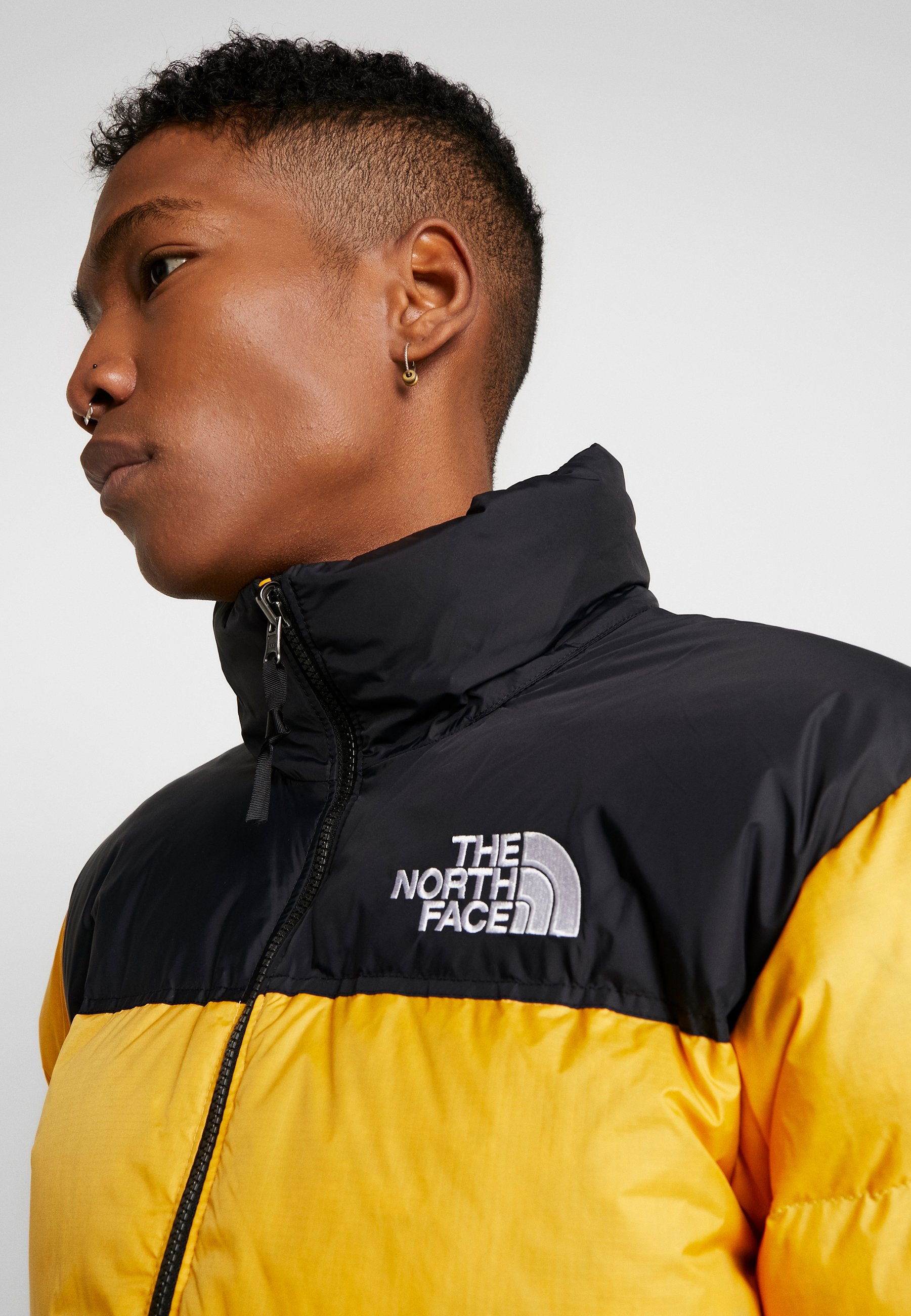 yellow north face nuptse