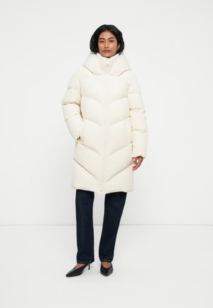 ELEONOR LONG - Down coat - cream white