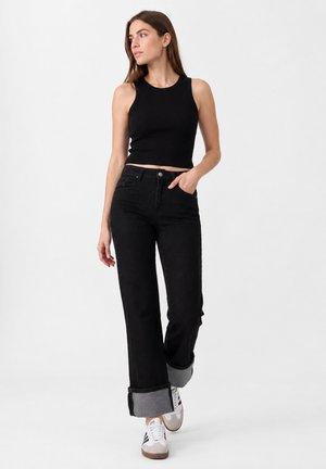 GIRL VIVI, GIRL VIVI JEANS HIGH WAIST STRAIGHT FIT - Jeans baggy - schwarz