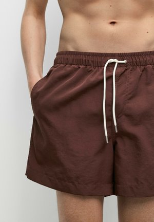 Massimo Dutti, PLAIN SWIM TRUNKS - Badeshorts - bordeaux
