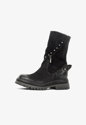 A.S.98, DAKOTA - Bottines de cowboy / motard - black