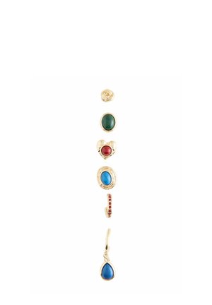 Next, CABOCHON STUD/HOOP MULTIPACK EARRINGS . 6 PACK - Ohrringe - gold-coloured