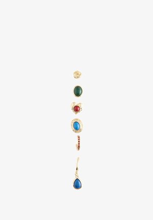 Next, CABOCHON STUD/HOOP MULTIPACK EARRINGS . 6 PACK - Ohrringe - gold-coloured
