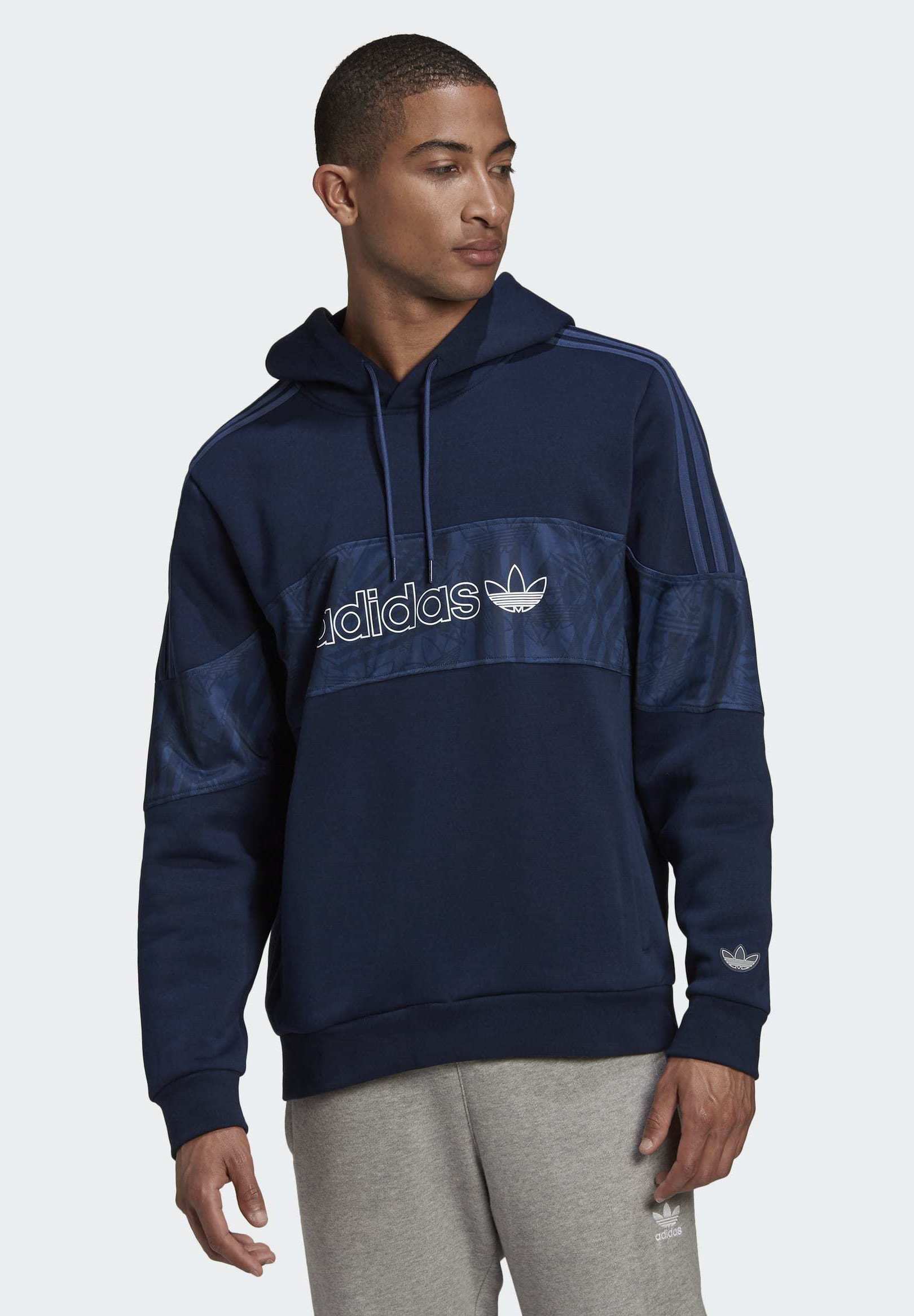 adidas Originals BX 2O HOODIE Kapuzenpullover blueblau adidas Originals BX 2O HOODIE Kapuzenpullover blueblau
