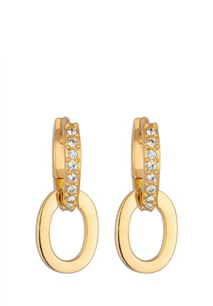 SPARKLING BASIC - MIT KRISTALLEN VON SWAROVSKI® - Øreringe - gold-coloured