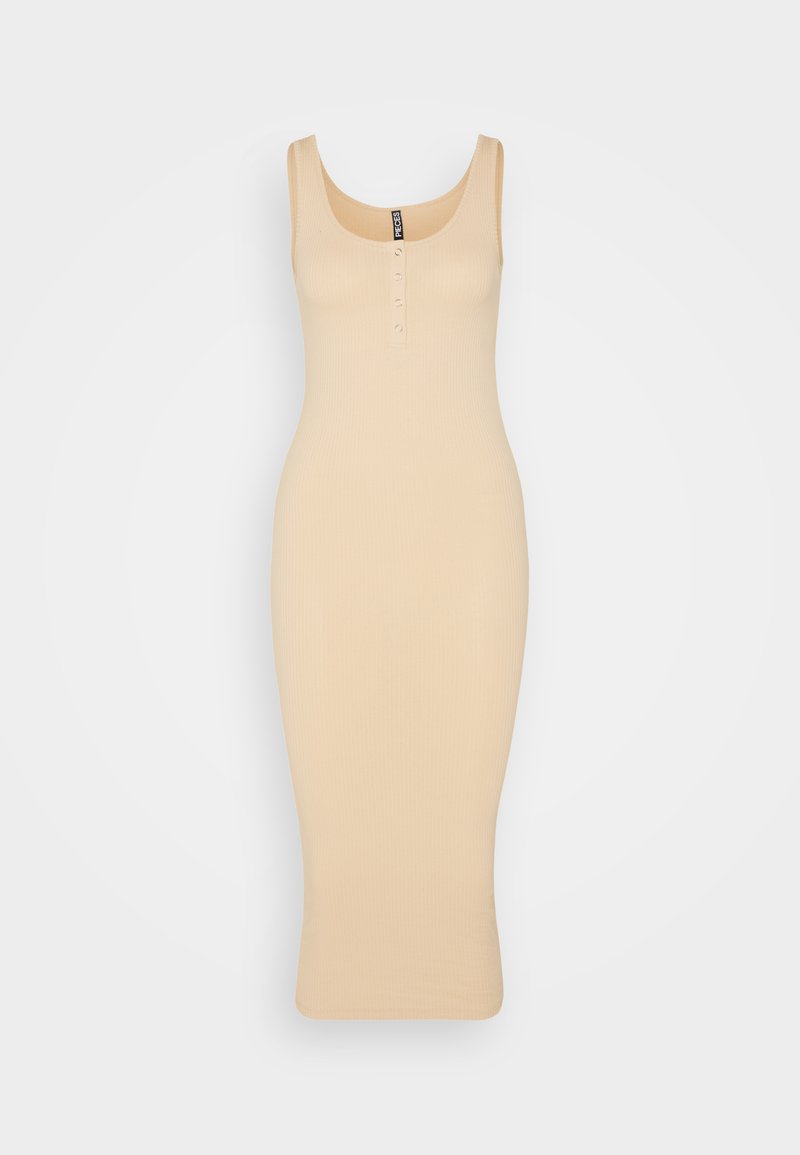 Pieces Etui-jurk beige