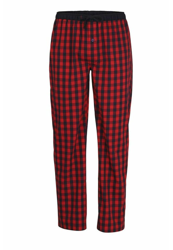 Nachtwäsche Hose - rot kariert