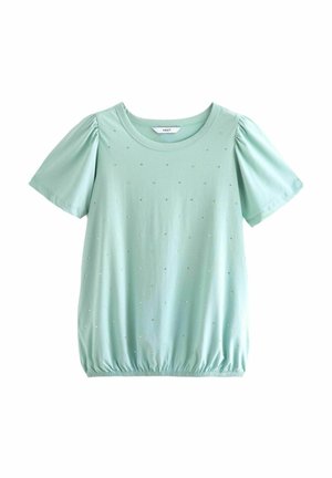 SHORT SLEEVE SPARKLE BUBBLEHEM - REGULAR FIT - Apdrukāts T-krekls - sage green