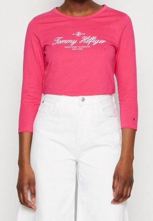 Langærmet T-shirt - pink