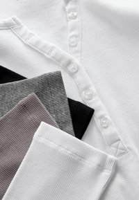 THE SET 4 PACK - Bluză cu mânecă lungă - black white light grey taupe brown