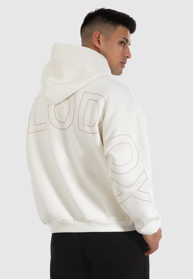 Smilodox HOLLOW BRAIL - Sweat à capuche - creme
