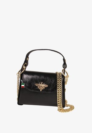 DrachenLeder FLORENCE - Handbag - schwarz metallic