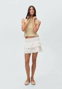 Mango Kids - A-lijn rok - off white Miniatuurafbeelding 1