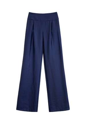 THE-ARE CON DETALLE DE CINTURA ANCHA - Pantalones - blue