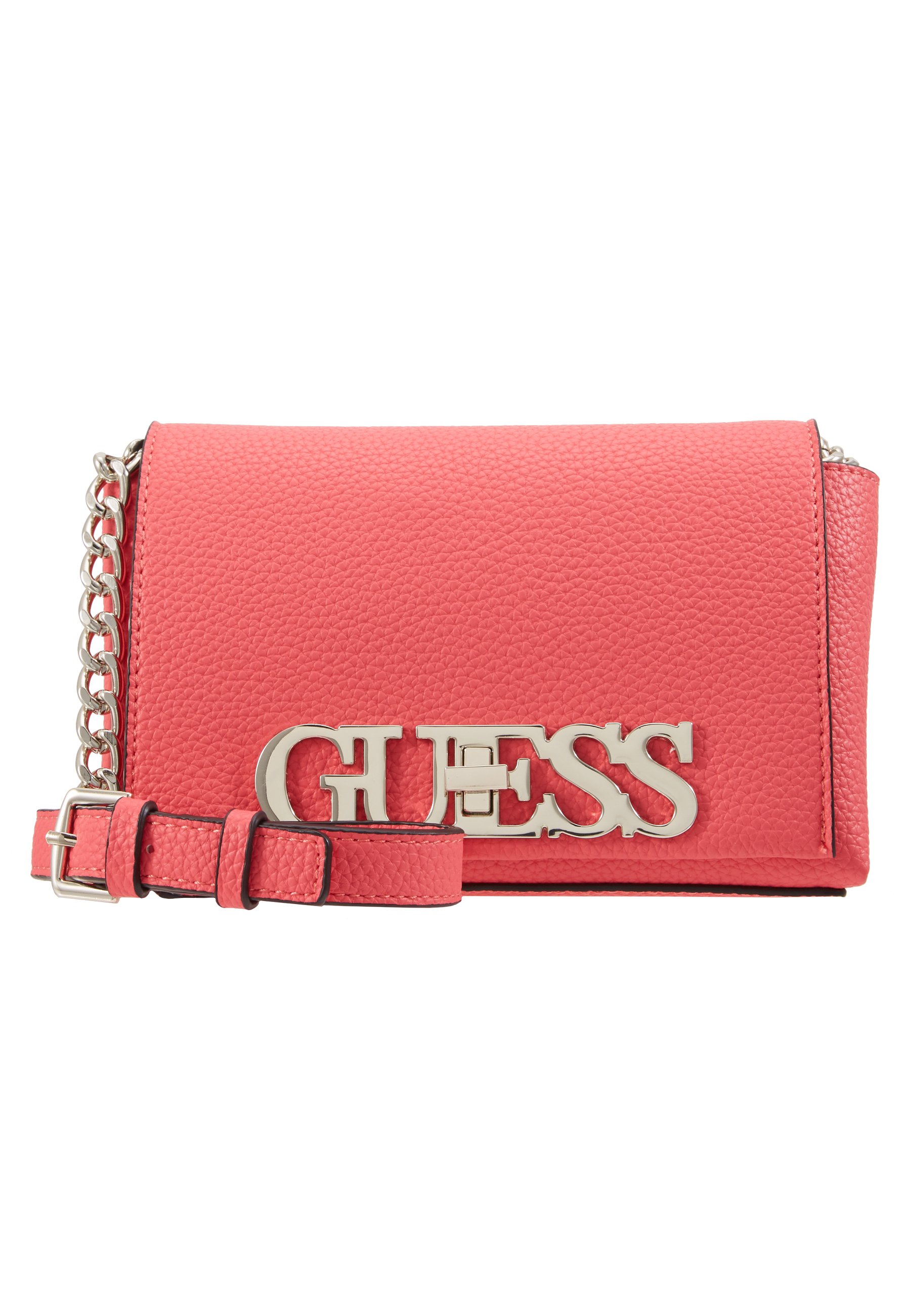 Guess UPTOWN CHIC MINI XBODY FLAP Skulderveske coral Guess UPTOWN CHIC MINI XBODY FLAP Skulderveske coral
