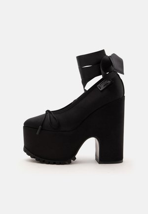 MOSCHINO SCARPA DONNA - Escarpins à plateforme - nero