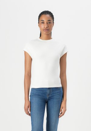 SLIM TEE - T-Shirt basic - ivory silk