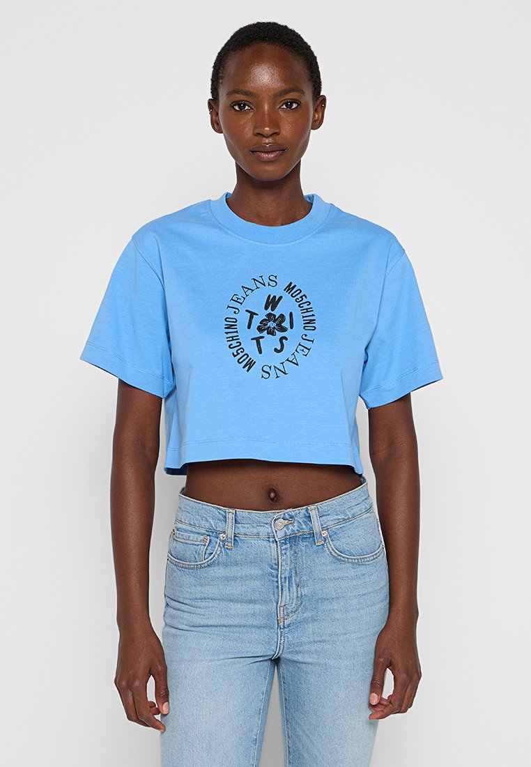 MOSCHINO JEANS T-shirt print lichtblauw