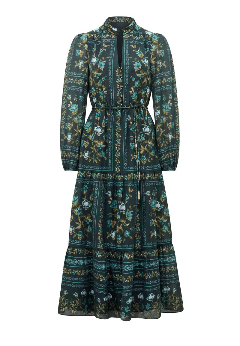 Forever New TARA PRINTED MIDI DRESS - Day dress - green bellview/green -  Zalando.ie