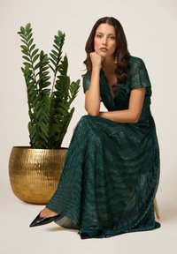 Oltre PLISSÈ CON SPILLA - Occasion wear - verde