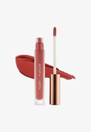 NUDE BY NATURE SATIN LIQUID LIPSTICK - Lip stain - sienna