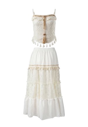 IZIA, IZIA TWO-PIECE SET - A-snit nederdel - offwhite
