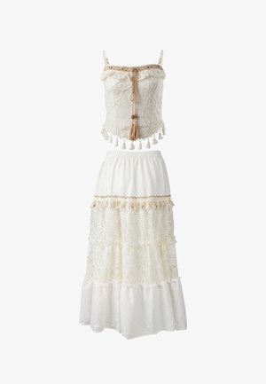 IZIA, IZIA TWO-PIECE SET - A-snit nederdel - offwhite