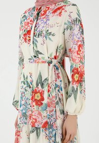Modanisa FLORAL BUTTON COLLAR  - MODEST - REFKA - Maxi-jurk - multi coloured