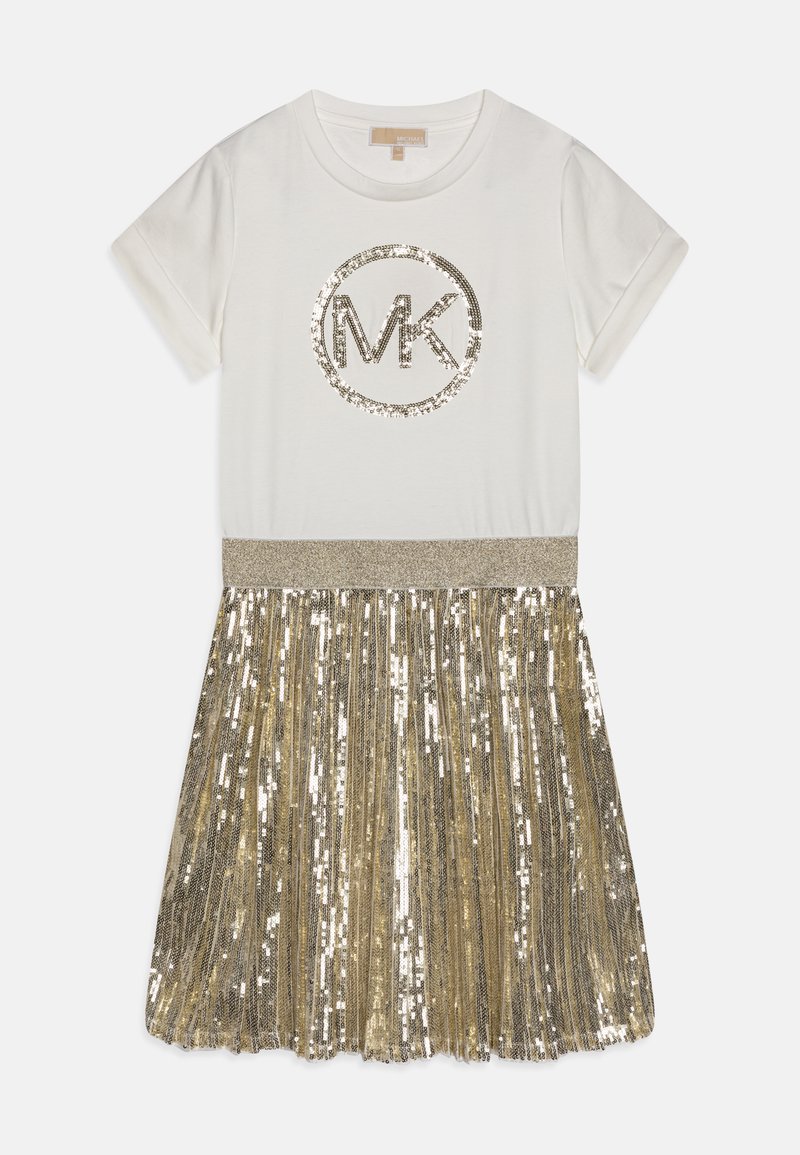 Michael Kors Kids - DRESS - Jerseykleid - off-white/gold, Vergrößern