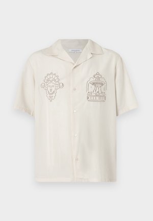 Maison Kitsuné, PARISIAN MONUMENTS RESORT SHIRT - Πουκάμισο - clay