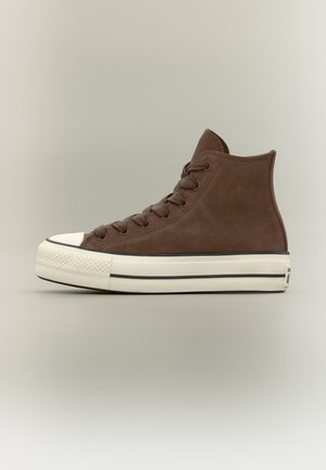 Converse, CHUCK TAYLOR ALL STAR LIFT - Високи маратонки - heavy duty brown/black/egret