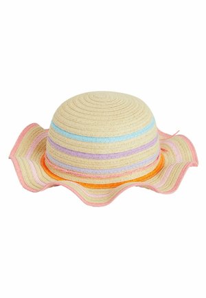WIDE BRIM - REGULAR FIT - Müts - natural rainbow stripe