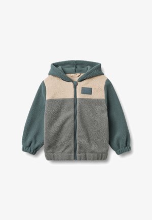Wheat, FLEECE JACKET L/S ADRIAN - Fleecejas - flint