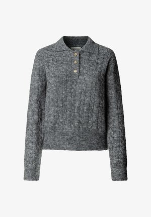 Pepe Jeans, ALISON POLO - Pullover - dark grey marl