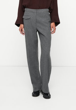 THALIA - Auduma bikses - medium grey melange